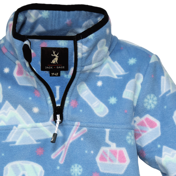 Kings and Queens of Apres Fleece Toddler Quarter Zip