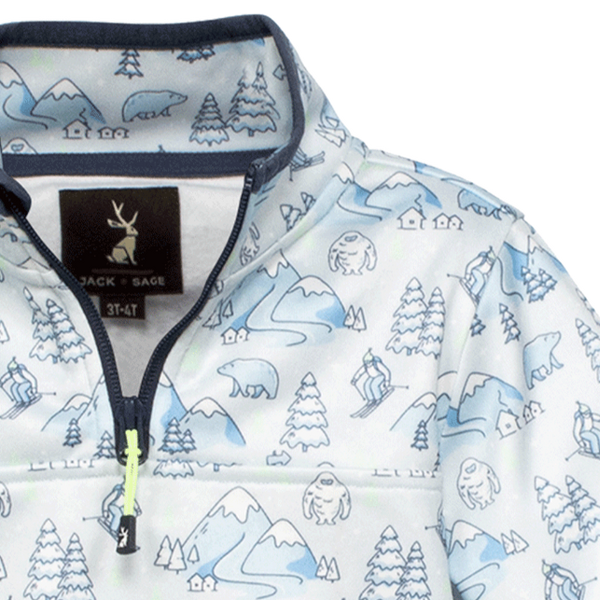 Free the Yeti Toddler Quarter Zip