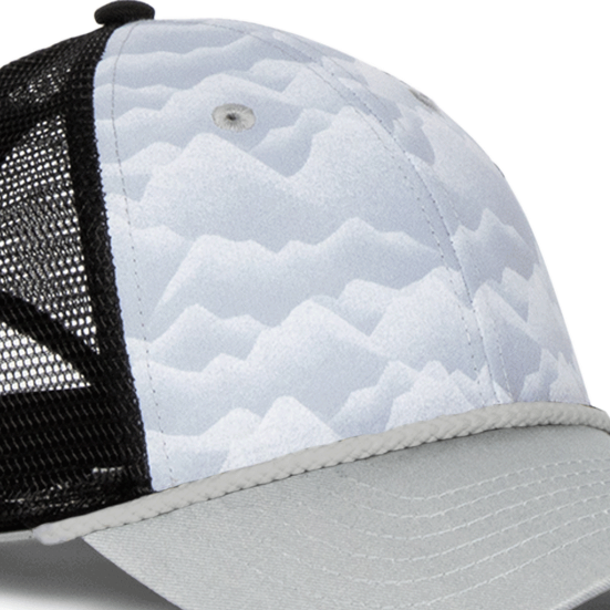 Wavy Peaks Trucker Cap