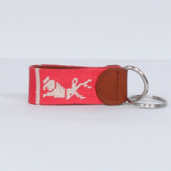 Jack Needlepoint Keychain