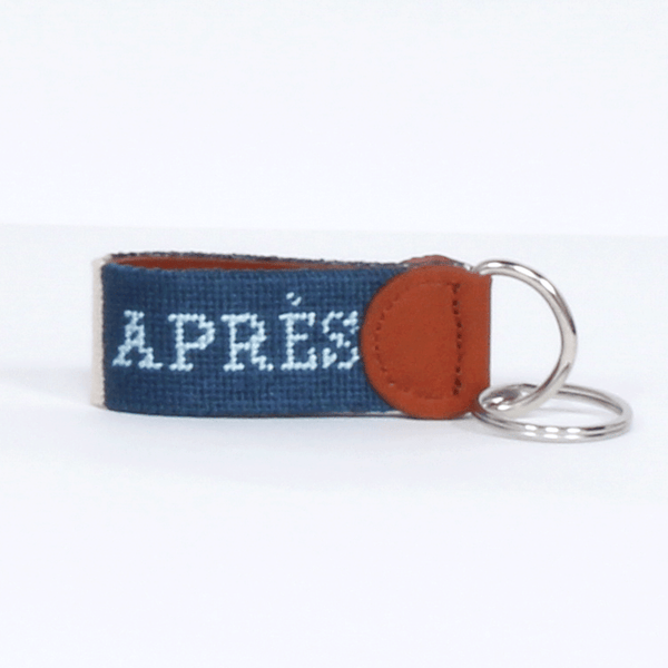 Apres Needlepoint Keychain