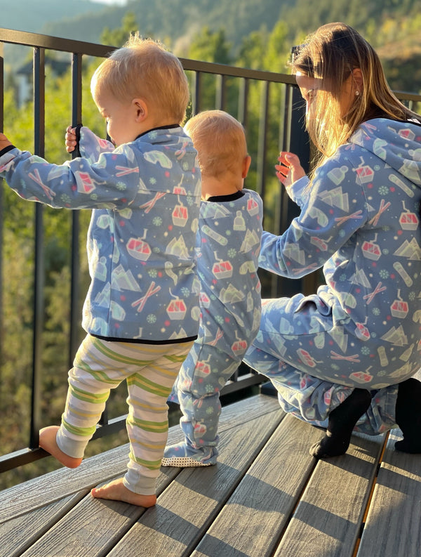 Kings and Queens of Apres Fleece Infant Onsie