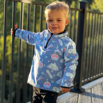 Kings and Queens of Apres Fleece Toddler Quarter Zip