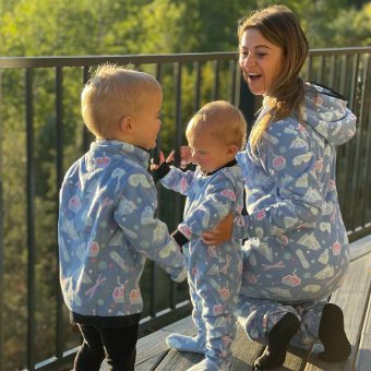 Kings and Queens of Apres Fleece Toddler Quarter Zip