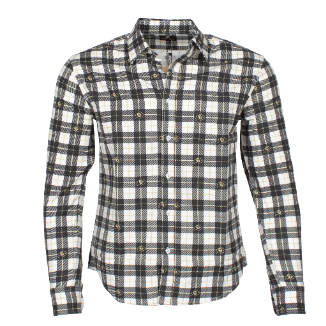 CU Boulder Flannel - Black and White