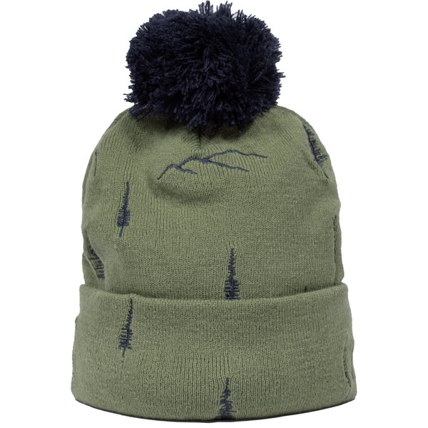 Evergreen Embroidered Beanie