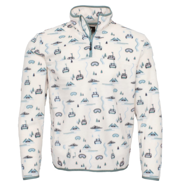 Lifty Ivory Fleece Quarter Zip