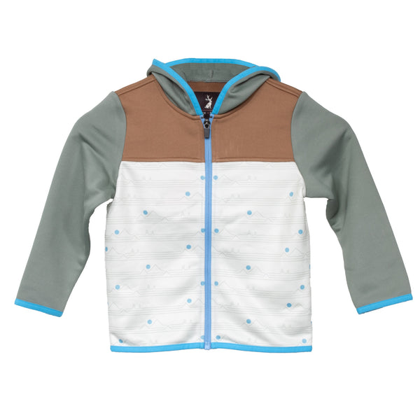 Treeline Kids Terry Full Zip Hoodie