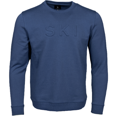 Ski Day Navy Crewneck