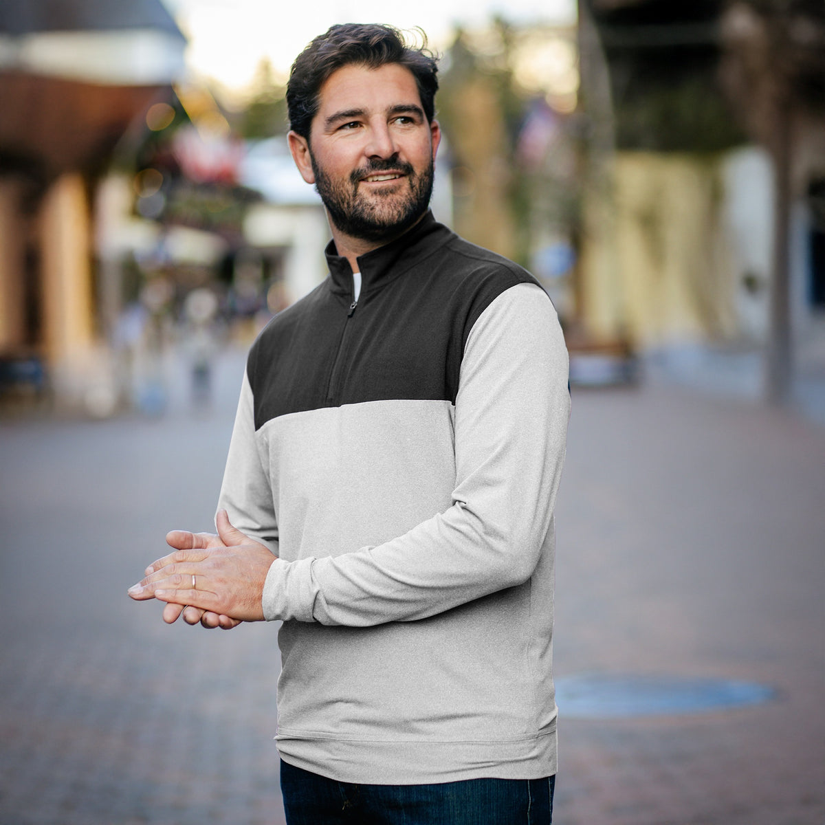 Black Terra Tek Quarter Zip – Jack and Sage