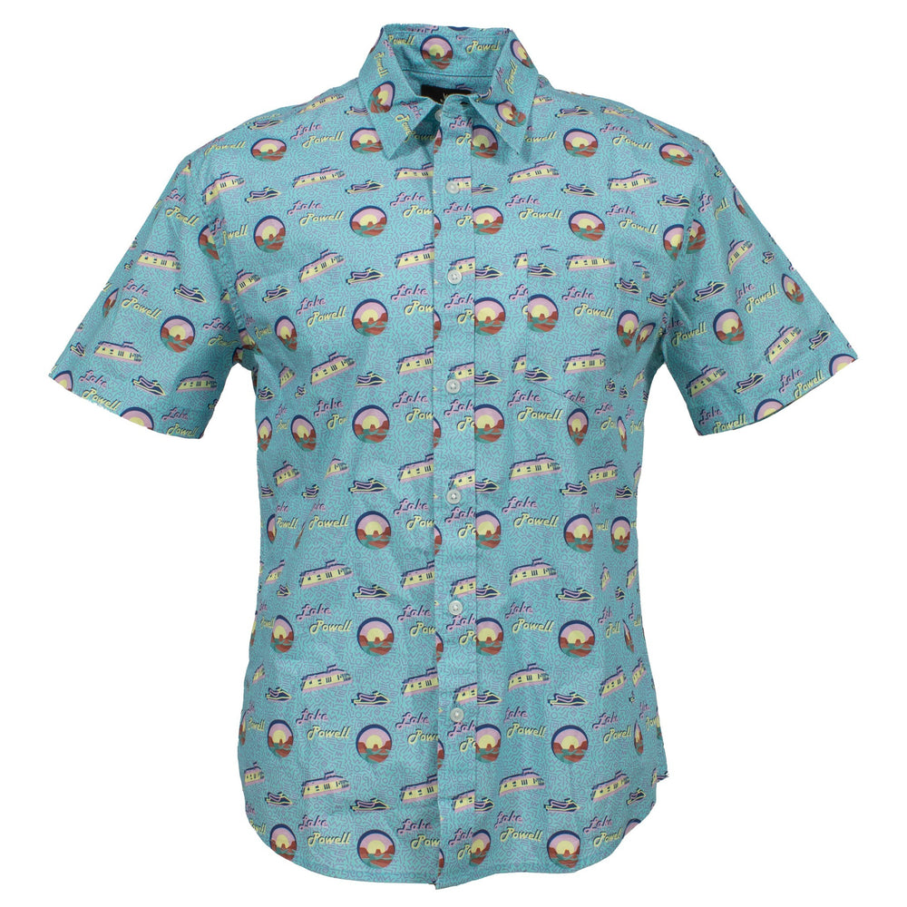 Retro Houseboats Camp Shirt