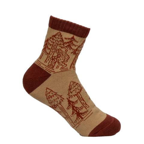 I Spy Yeti Quarter Sock