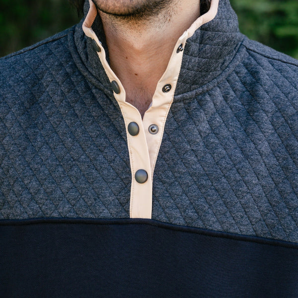 Charcoal Quilted QB