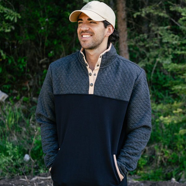Charcoal Quilted QB