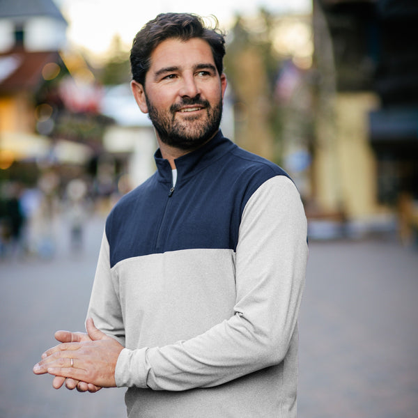 Navy Terra Tek Quarter Zip