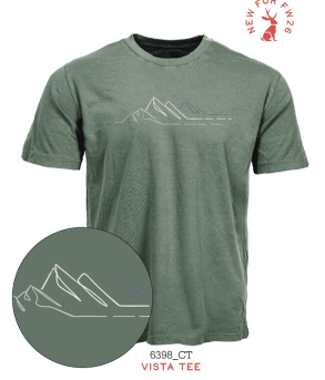 Vista Embroidered Tee