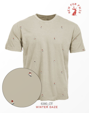 Winter Daze Embroidered Tee