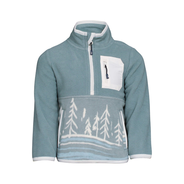 Youth Sage and Spruce Fleece