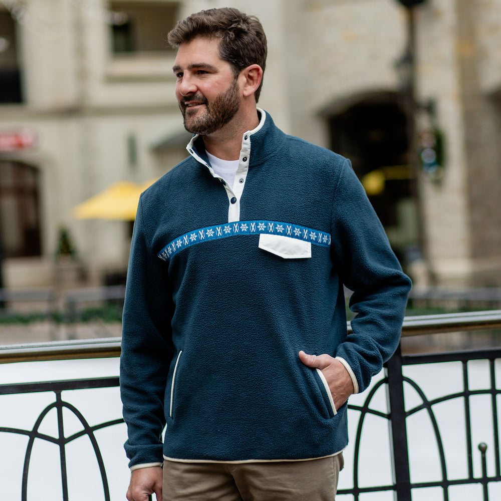 Retro Midnight Horizon Fleece