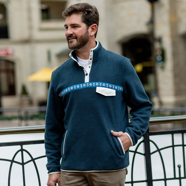 Retro Midnight Horizon Fleece