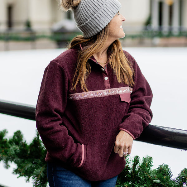 Retro Dusk Horizon Fleece