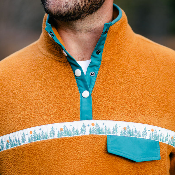 Retro Sun Horizon Fleece