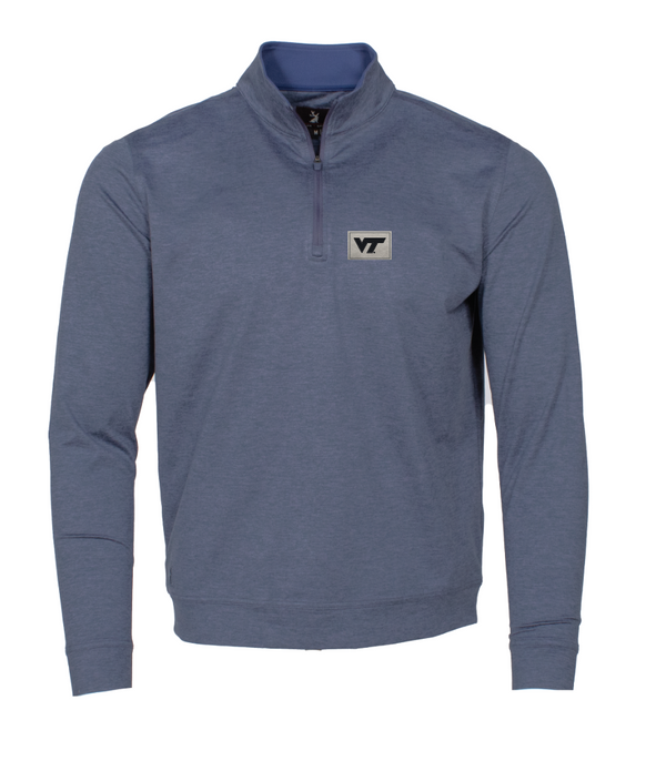 Virginia Tech Fandom - Performance Soft Navy Quarter Zip